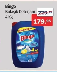 Bingo Bulaşık Deterjanı 4 Kg