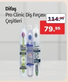 Difaş Pro Clinic Diş Fırçası Çeşitleri