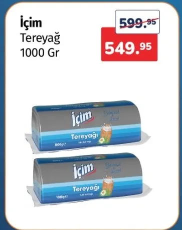 Içim Tereyağ 1000 Gr