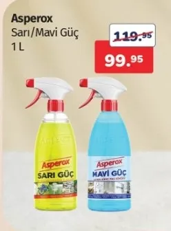 Asperox Sarı/Mavi Güç 1 L