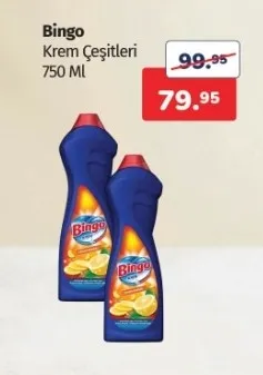 Bingo Krem Çeşitleri 750 Ml