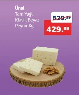 Ünal Tam Yağlı Klasik Beyaz Peynir Kg