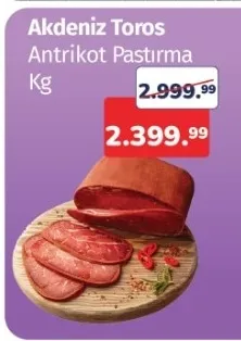 Akdeniz Toros Antrikot Pastırma Kg