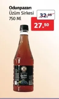 Odunpazarı Üzüm Sirkesi 750 Ml