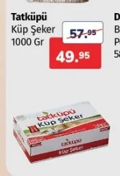 Tatküpü Küp Şeker 1000 Gr