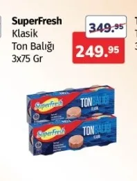 Superfresh Klasik Ton Balığı 3X75 Gr