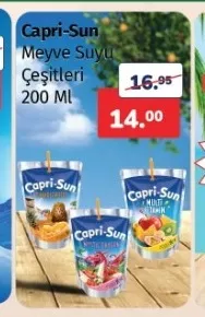 Capri-Sun Meyve Suyu Çeşitleri 200 Ml