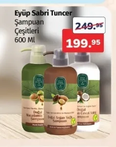 Eyüp Sabri Tuncer Şampuan Çeşitleri 600 Ml