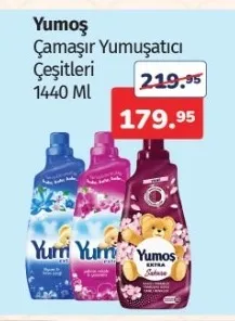 Yumoş Çamaşır Yumuşatıcı Çeşitleri 1440 Ml