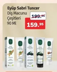Eyüp Sabri Tuncer Diş Macunu Çeşitleri 90 Ml