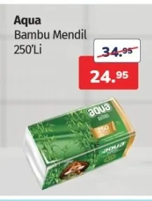 Aqua Bambu Mendil 250'Li