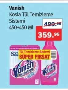 Vanish Kosla Tül Temizleme Sistemi 450+450 Ml
