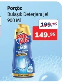 Porçöz Bulaşık Deterjanı Jel 900 Ml