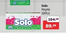 Solo Peçete 200'Lü