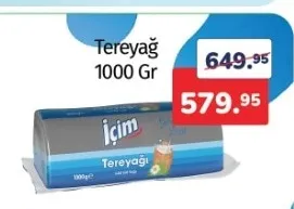 İçim Tereyağı 1000 Gr