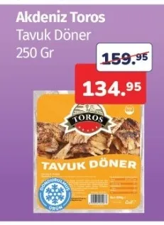 Akdeniz Toros Tavuk Döner 250 Gr