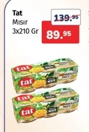 Tat Mısır 3X210 Gr