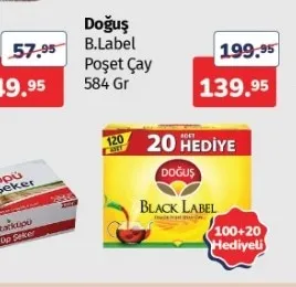 Doğuş B.Label Poşet Çay 584 Gr
