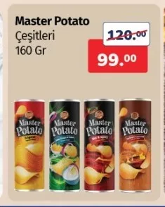 Master Potato Çeşitleri 160 Gr
