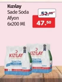 Kızılay Sade Soda Afyon 6X200 Ml
