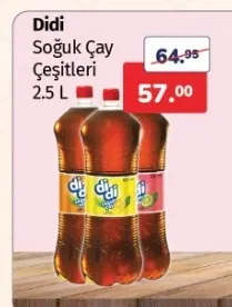 Didi Soğuk Çay Çeşitleri 2.5 L