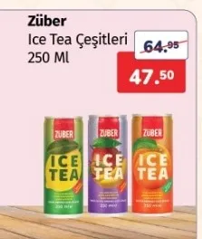 Züber Ice Tea Çeşitleri 250 Ml