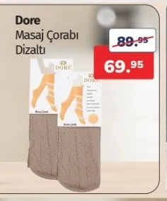 Dore Masaj Çorabı Dizaltı