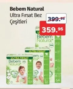 Bebem Natural Ultra Fırsat Bez Çeşitleri