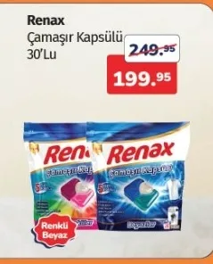 Renax Çamaşır Kapsülü 30'Lu