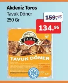 Akdeniz Toros Tavuk Döner 250 Gr