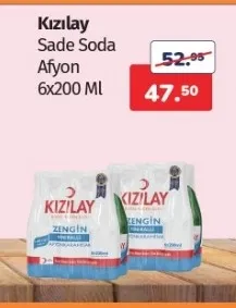 Kızılay Sade Soda Afyon 6X200 Ml
