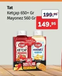 Tat Ketçap 650+ Gr Mayonez 560 Gr