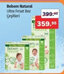 Bebem Natural Ultra Fırsat Bez Çeşitleri