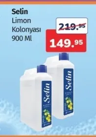 Selin Limon Kolonyası 900 Ml
