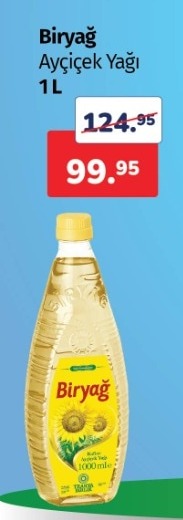 Biryağ Ayçiçek Yağı 1 L