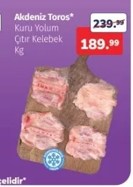 Akdeniz Toros Kuru Yolom Çıtır Kelebek Kg