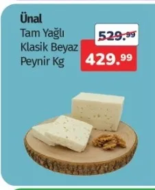 Ünal Tam Yağlı Klasik Beyaz Peynir Kg