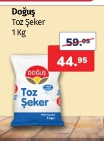 Doğuş Toz Şeker 1 Kg