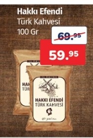 Hakkı Efendi Türk Kahvesi 100 Gr
