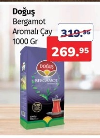 Doğuş Bergamot Aromalı Çay 1000 Gr