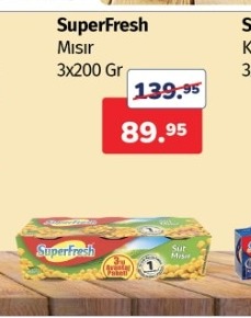Superfresh Mısır 3X200 Gr
