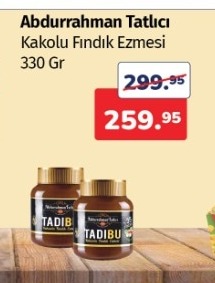 Abdurrahman Tatlıcı Kakolu Fındık Ezmesi 330 Gr