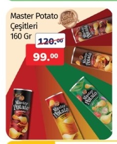 Master Potato Çeşitleri 160 Gr