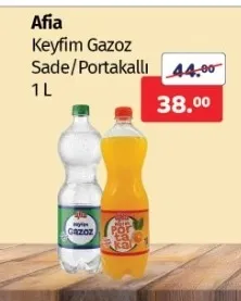Afia Keyfim Gazoz Sade/Portakallı 1 L