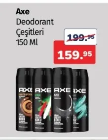 Axe Deodorant Çeşitleri 150 Ml