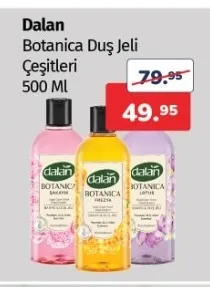 Dalan Botanica Duş Jeli Çeşitleri 500 Ml