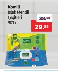 Komili Islak Mendil Çeşitleri 90'Lı