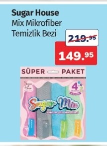 Sugar House Mix Mikrofiber Temizlik Bezi