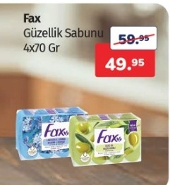 Fax Güzellik Sabunu 4X70 Gr