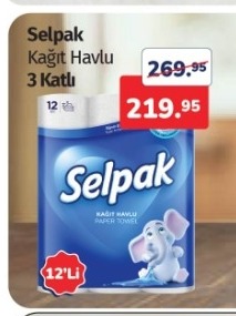 Selpak Kağıt Havlu 3 Katlı
